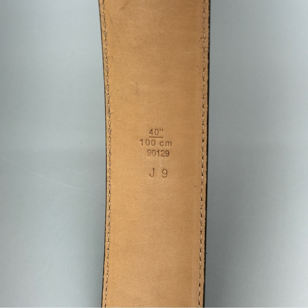 Coach Brown Calfskin Leather Belt - Picture 8 of 8